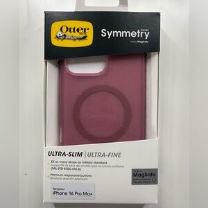 OtterBox Symmetry MagSafe Case for iPhone 16 Pro Max - Glitter Pink